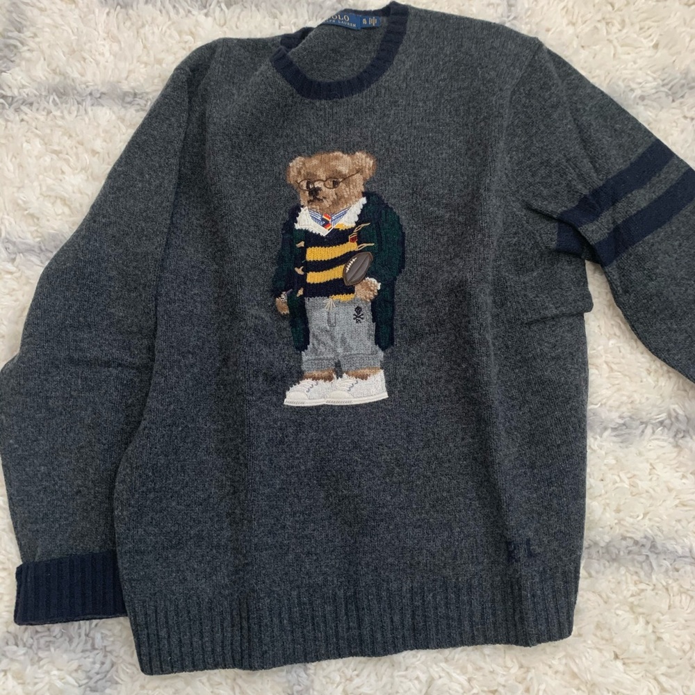 Polo Ralph Lauren polo rugby bear knit